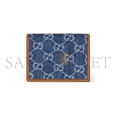 GUCCI GG EMBLEM SMALL WALLET 820692 (11*8.5*3cm) GUCCI GG EMBLEM SMALL WALLET 820692 (11*8.5*3cm)